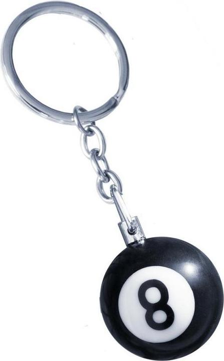 Actual product image Simoni Racing Keychain 8 Ball