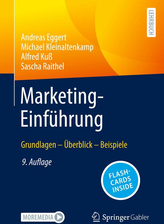 Image du produit Marketing-Einführung (Allemand, Alfred Kiss, Andreas Eggert, Michael Kleinaltenkamp, Sascha Raithel, 2024)