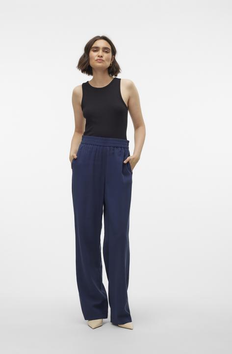 Actual product image Vero Moda VMCARMEN High waist trousers Wide leg trousers (34)