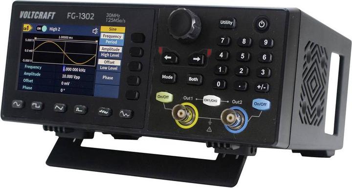 Voltcraft FG-1302 Funktionsgenerator netzbetrieben 1 µHz - 30MHz 2-Kanal Arbiträr