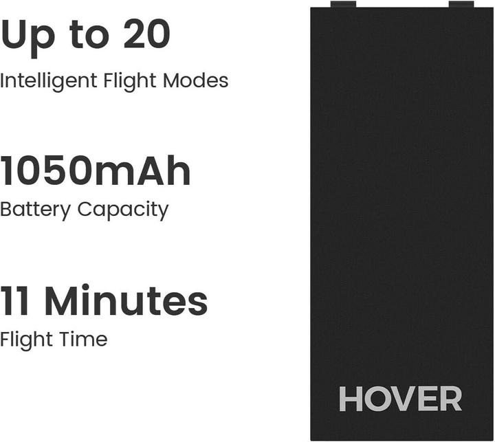 Actual product image HoverAir X1 additional battery WHI (Drone battery, HOVERAir X1)