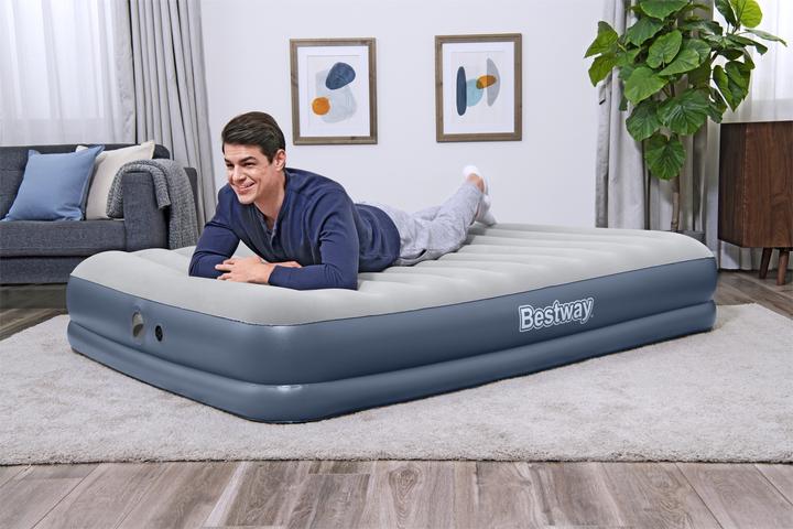 Produktbild Bestway Tritech Airbed Queen Built-in Pump (152 x 203 cm)