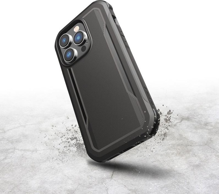 Immagine prodotto X-Doria Fort Case iPhone 14 Pro con cover blindata MagSafe nera (Apple iPhone 14 Pro)