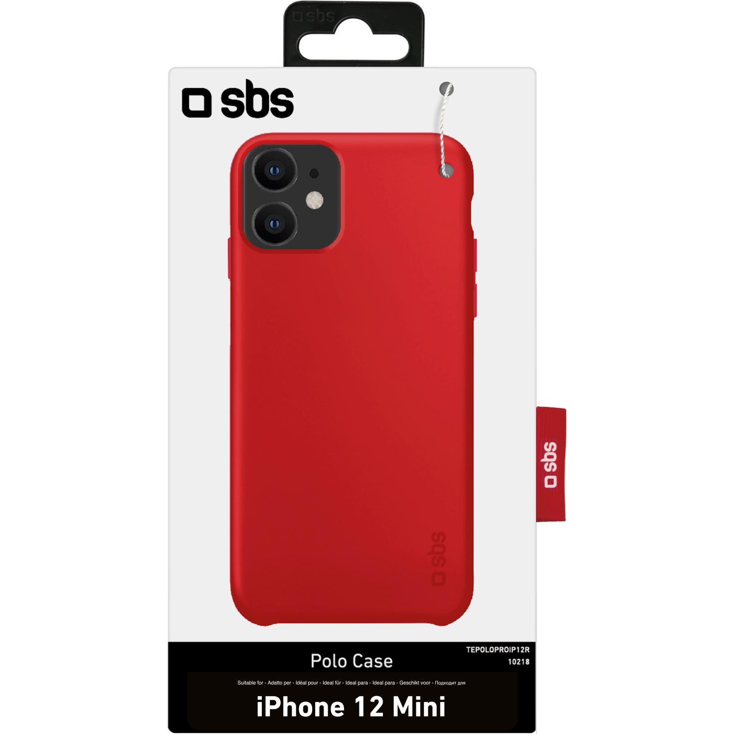 Thumbnail - SBS Schutzhülle (Apple iPhone 12 mini), Smartphone Hülle, Rot