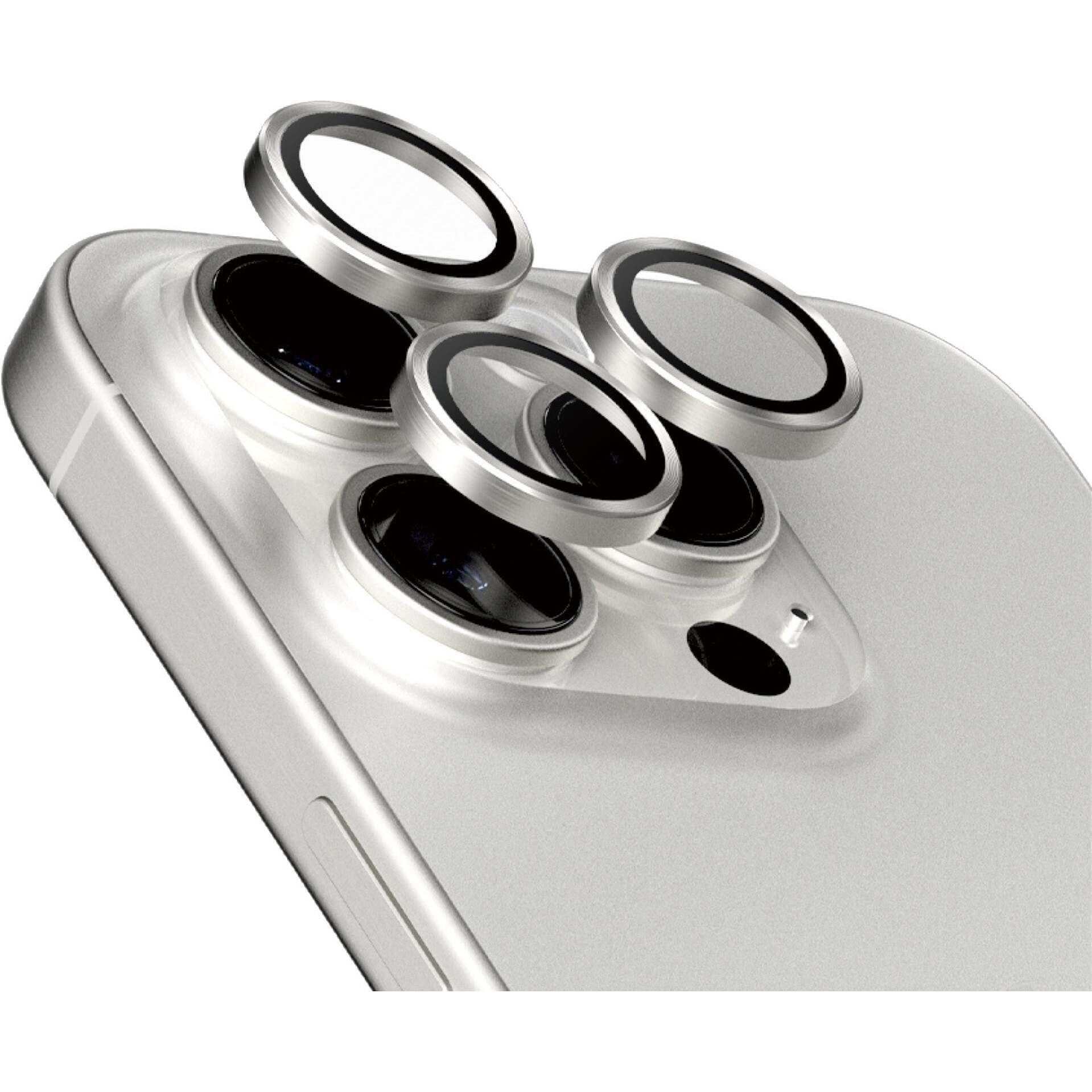 PanzerGlass Hoops Camera Lens Protector (1 Stück, Apple iPhone 15 Pro, Apple iPhone 15 Pro Max), Smartphone Schutzfolie,...