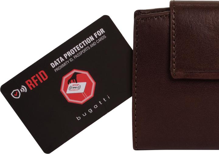 Produktbild Bugatti Neaples Geldbörse RFID Schutz Leder 12.5 cm