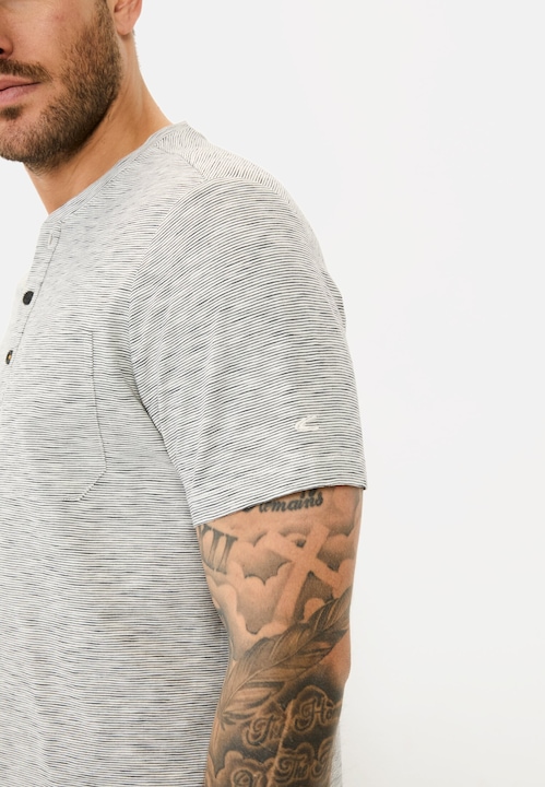 Image du produit Camel Active Kurzarm Henley aus reiner Baumwolle (6XL)