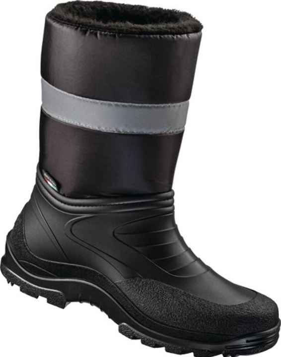 Feldtmann Winterschlupfstiefel Skagen Gr.44 schwarz PVC/Nyl.m.Reflexstreifen (44)