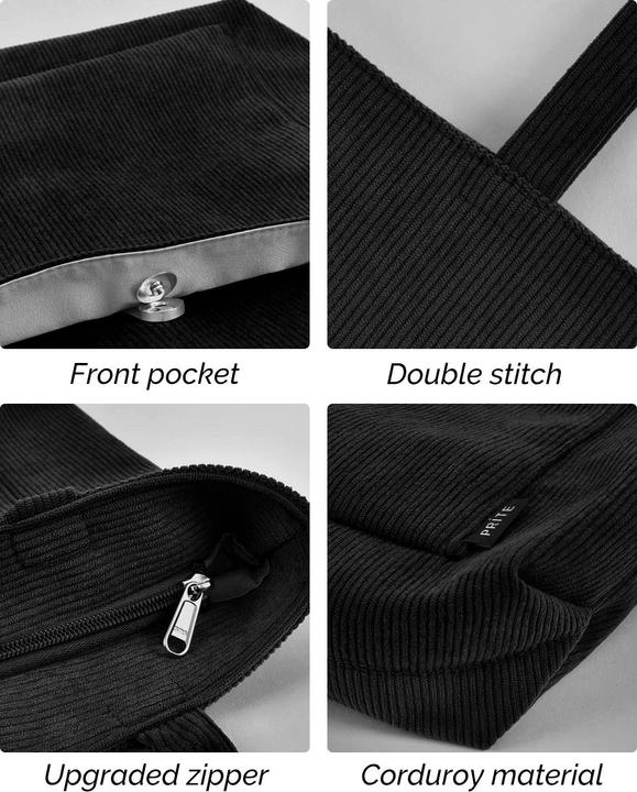 Produktbild Only-Bags.Store cord Tasche Umhängetasche mit Reissverschluss, Gross Shopper Tasche Tote Bag Handtasche