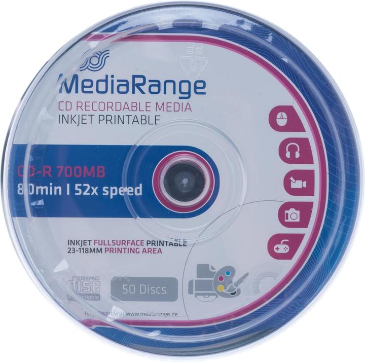 Actual product image MediaRange CD-R media 700 MB, spindle (50 pcs.), media type (50x)