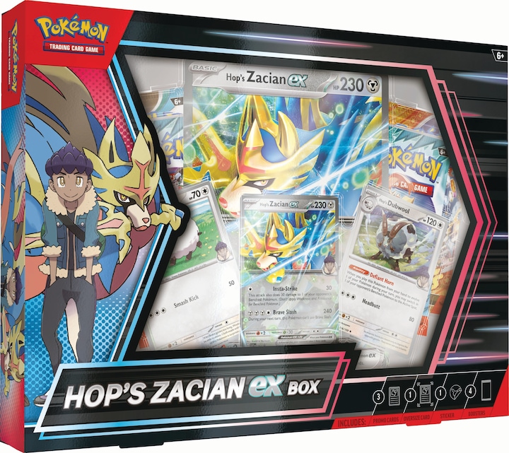 Actual product image Pokémon P-EN Hop's Zacian ex Box (English, Box Set & Collection)