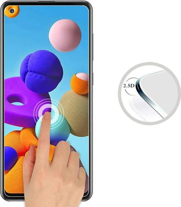 Immagine prodotto Screenguard Samsung Galaxy A21s Pellicola protettiva in vetro Design amichevole (1 pz., Samsung Galaxy A21s)