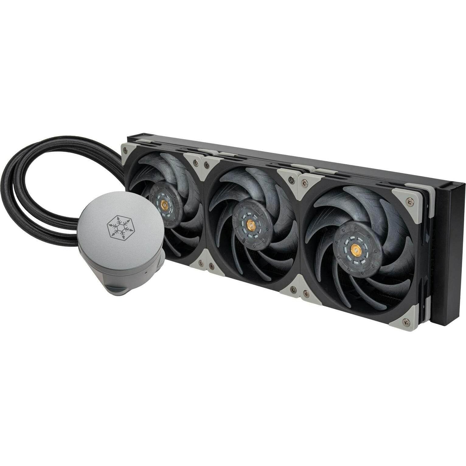 Silverstone Silvstone SST-HT360, Raffreddamento Ad Acqua Cpu, Nero