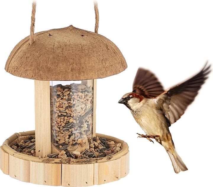 Actual product image Relaxdays Bird Feeder