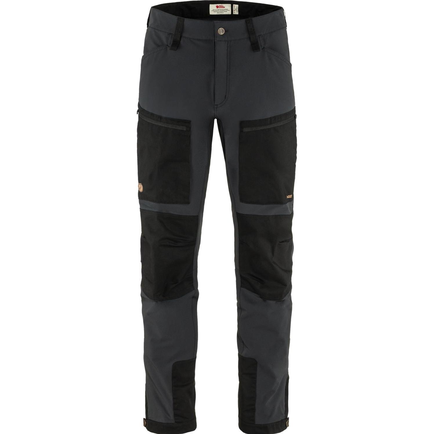 Fjällräven, Herren, Outdoorhose, Keb Agile Hose (56), Schwarz, 56