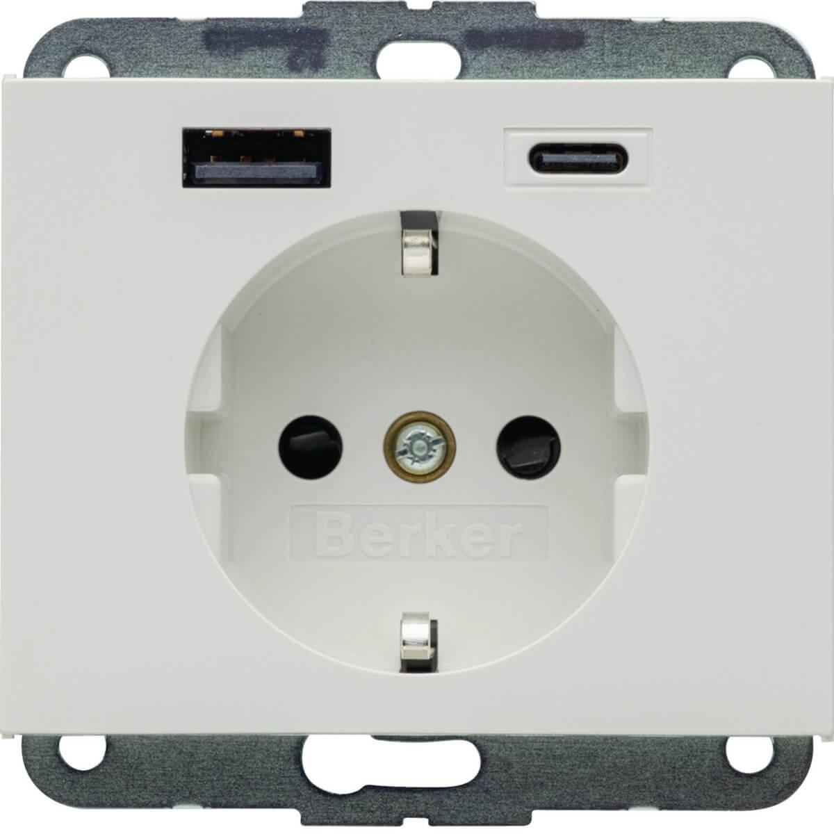 Berker, Presa di corrente, Steckdose AC 20W PD K.x