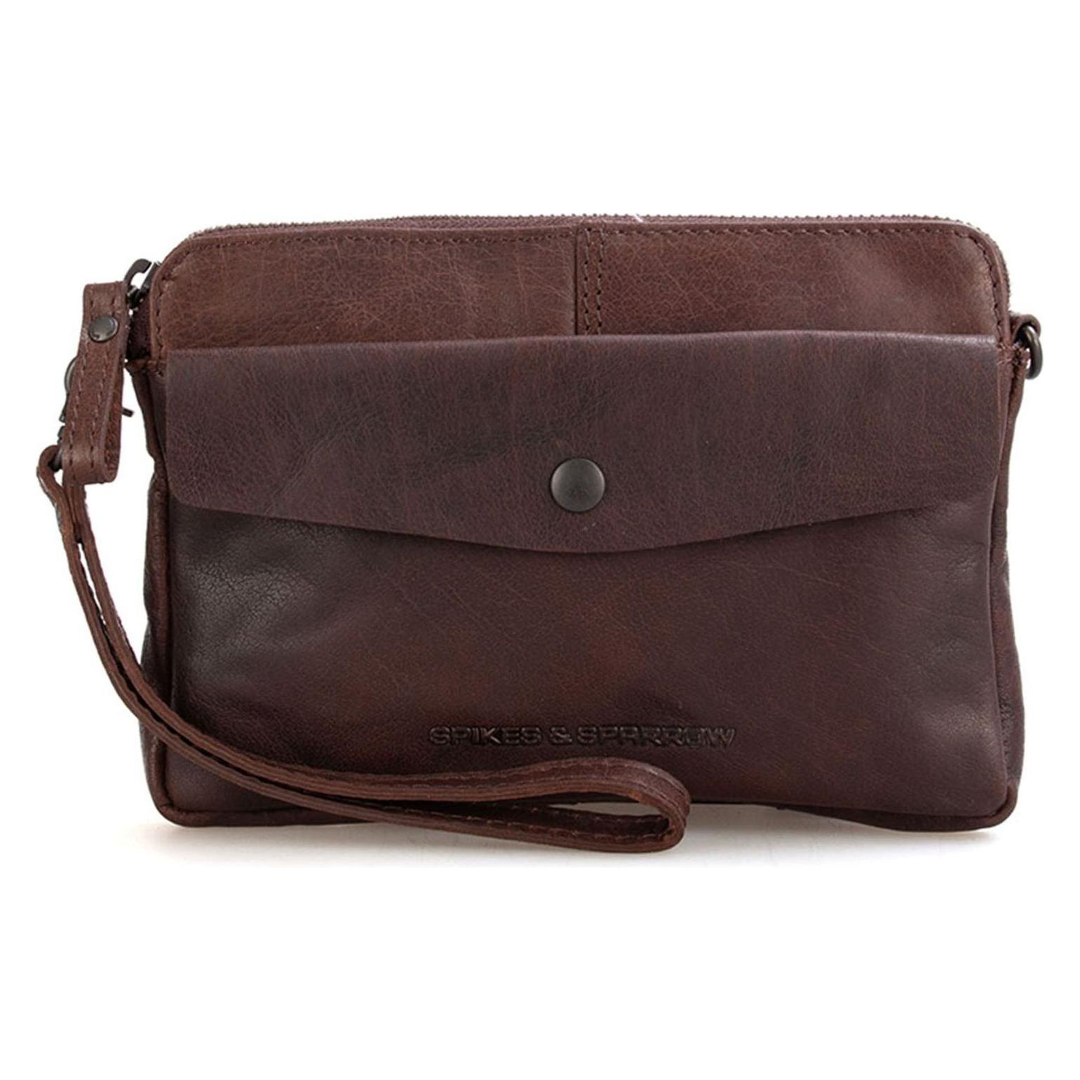 Spikes & Sparrow, Damen, Handtasche, Idaho Crossover, Braun
