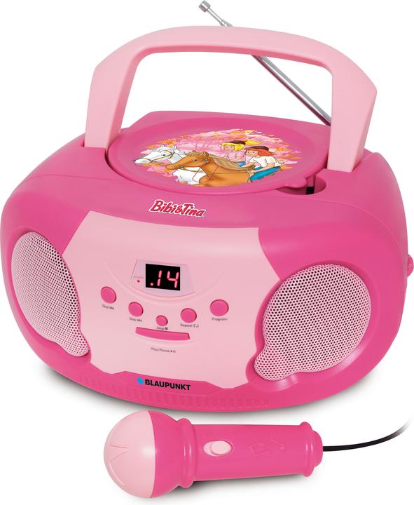 Produktbild Blaupunkt CD-Player mit Mikrofon | Bibi & Tina Edition | BTB 20
