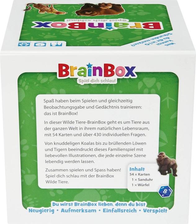 Actual product image Brainbox Brain Box- Wild animals (German, 1 Players)