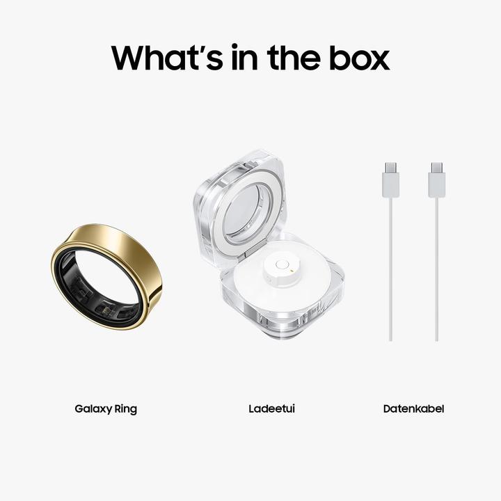 Actual product image Samsung Galaxy Ring (7, Titanium Gold)