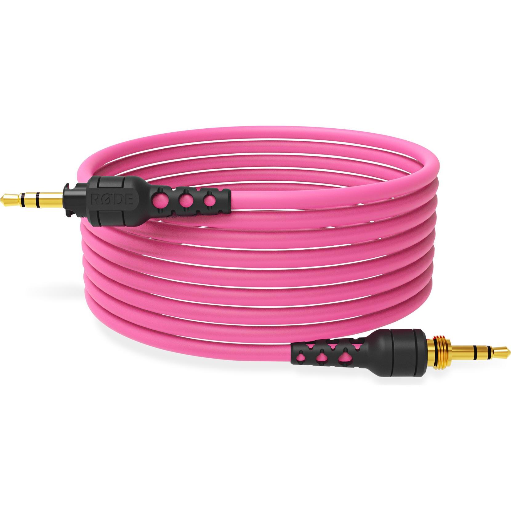 RØDE NTH-Cable24 pink (2.4m, 3.5mm Klinke), Kopfhörerkabel, Rosa