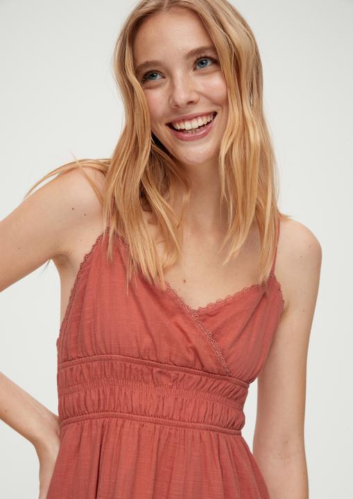 Produktbild s.Oliver Kleid Baumwollkleid mit Spitze (42)