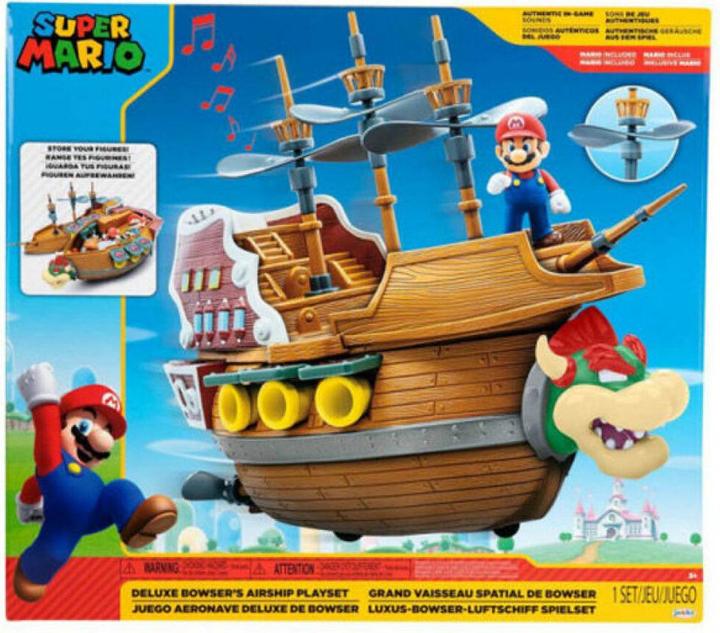 Produktbild Jakks Pacific Super Mario 2.5 Inch Deluxe Bowser"s Ship Playset