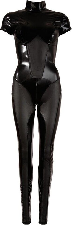 Actual product image Cottelli Collection Wetlook jumpsuit (M)