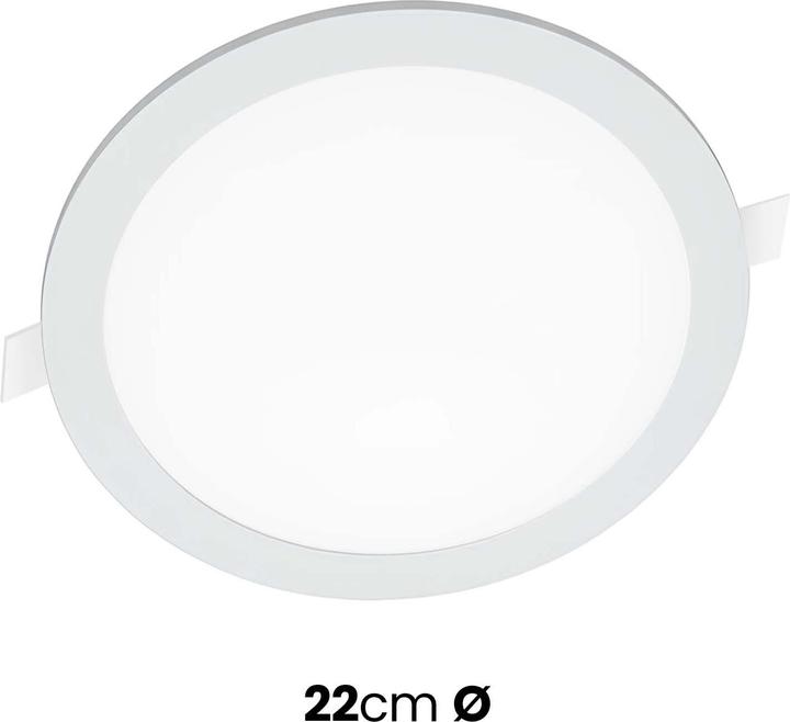 Produktbild Avizar Rundes LED Einbaupanel 18W 22cm
