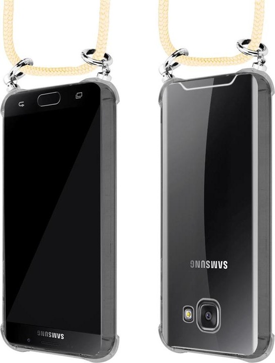 Produktbild Cadorabo TPU Handy Kette SILBER Cover