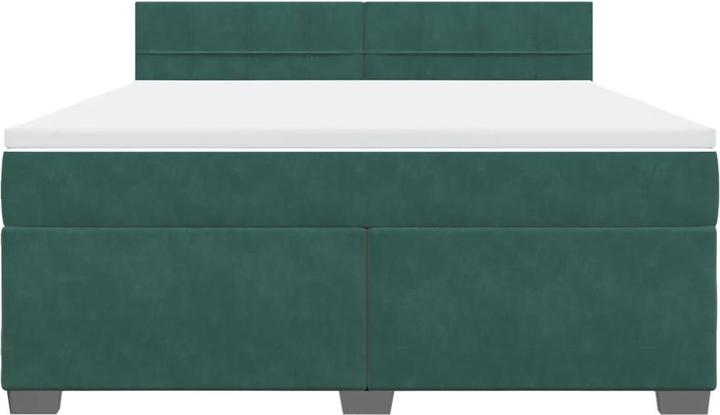 Produktbild vidaXL Bo x springbett mit Matratze 180 x 200 cm Samt (180 x 200 cm)