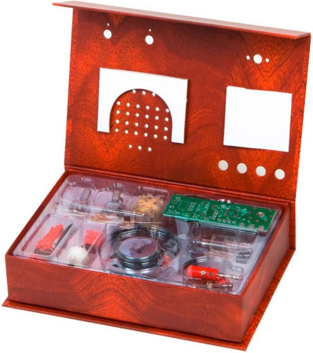 Actual product image Franzis The tube radio to build yourself