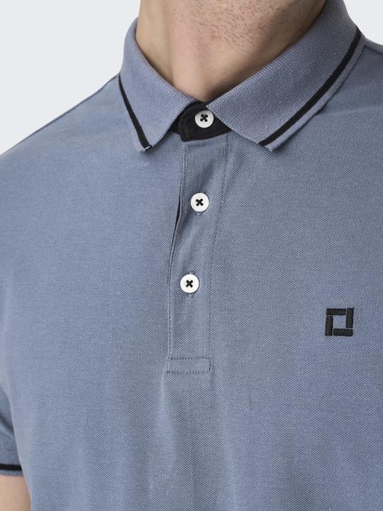 Produktbild Only & Sons Normal geschnitten Polokragen Poloshirt Polo (L)
