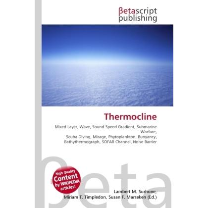 Thermocline, Fachbücher von Lambert M. Surhone, Susan F. Marseken, Miriam T. Timpledon