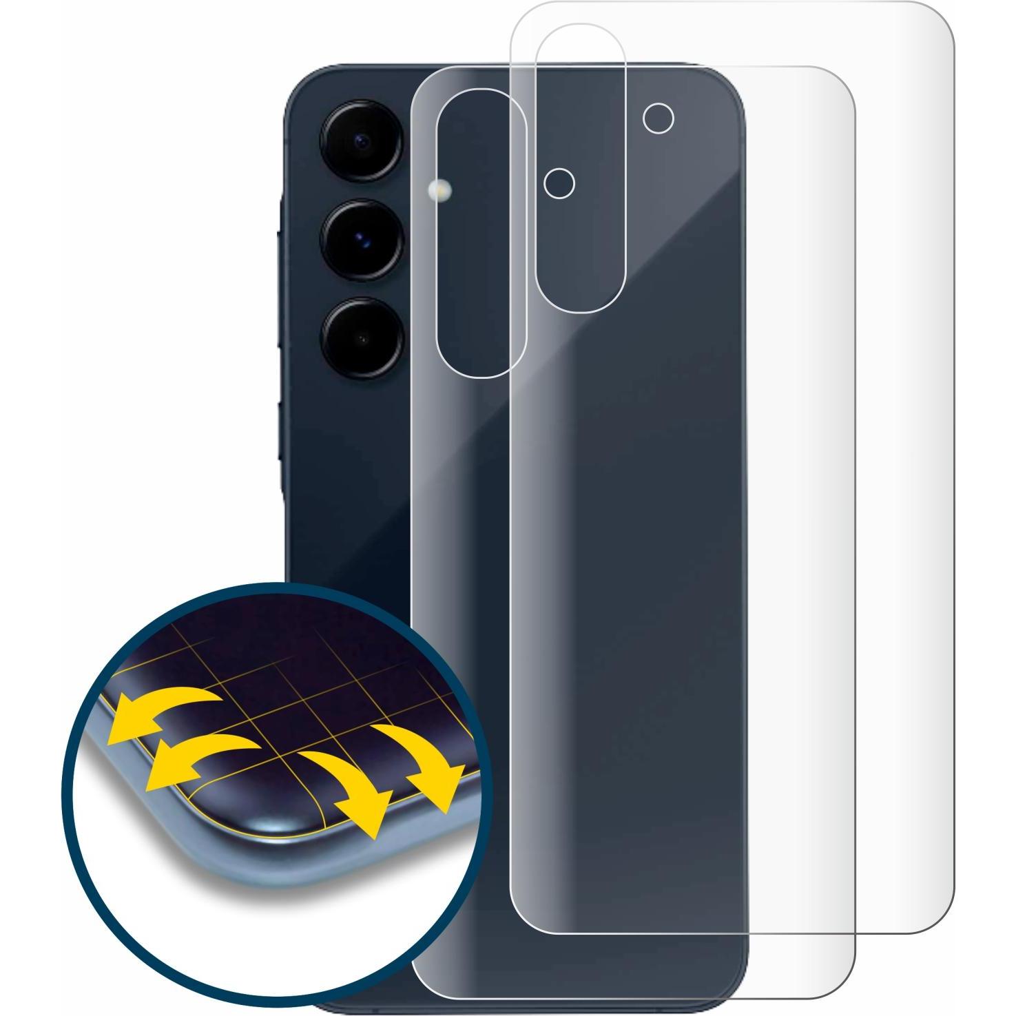 Thumbnail - BROTECT Full-Screen Displayschutz (2 Stück, Samsung Galaxy A55), Smartphone Schutzfolie, Transparent