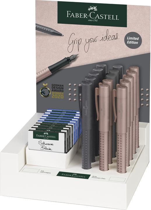 Immagine prodotto Faber-Castell GRIP Edition, in esposizione (Antracite, Rame rosa, 15 x)