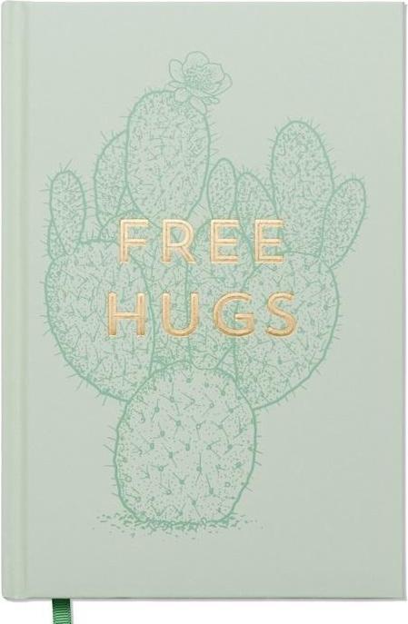 Designworks Vintage Sass Journal Free Hugs (14 x 21 cm, Lined, Hardcover)