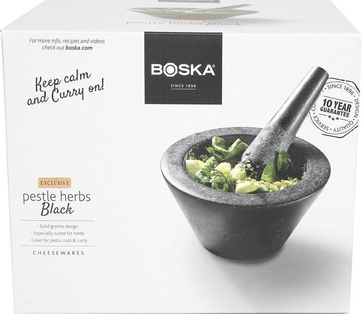 Produktbild Boska Mörser Herbs Schwarz