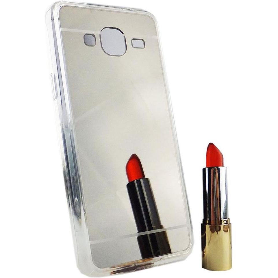König Design Handyhülle für Samsung Galaxy J3 (2016) Schutzcase Backcover Bumper Etuis Silber (Samsung Galaxy J3 (2016))...