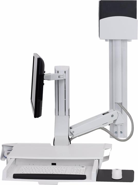 Produktbild Ergotron SV Combo System with Worksurface & Pan, Small CPU Holder - Befestigungskit (CPU- (Wand, 20", 14.50 kg)