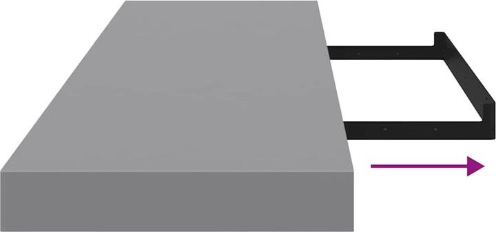 Actual product image vidaXL Wandregal (23.50 x 90 x 3.80 cm)