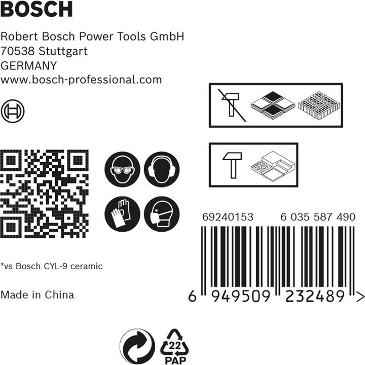 Produktbild Bosch Professional Zubehör EXPERT HEX-9 HardCeramic Bohrer Mixed Set, 6 mm, 5-tlg. (6 Millimeter)