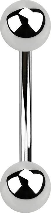Immagine prodotto Star Piercing Micro Banana argento con due palline (Acciaio chirurgico 316L, senza ottone)