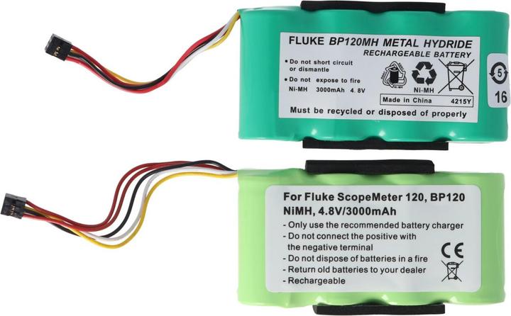 Actual product image AccuCell Battery Fluke ScopeMeter 120, BP120