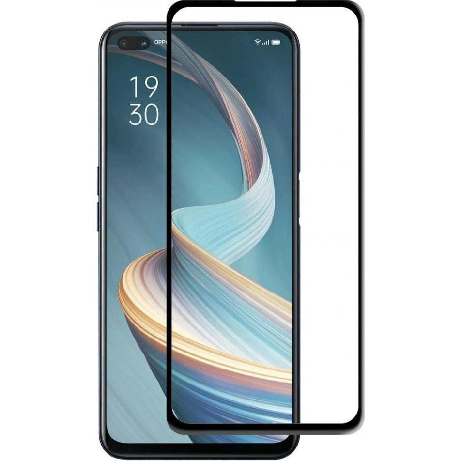 Screenguard Oppo Reno4 Z 5G Full Screen Panzerglas Schutzfolie 2.5D 9H (1 Stück, Oppo Reno 4 Z 5G), Smartphone Schutzfol...