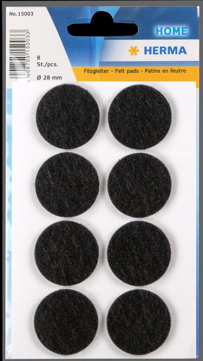 Actual product image Herma Filzgleiter (Felt gliders, 8 Piece)