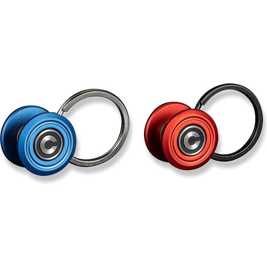 Civivi, Portachiavi, Key Coin Red & Blue Aluminium Set C23056-3, Blu, Rosso