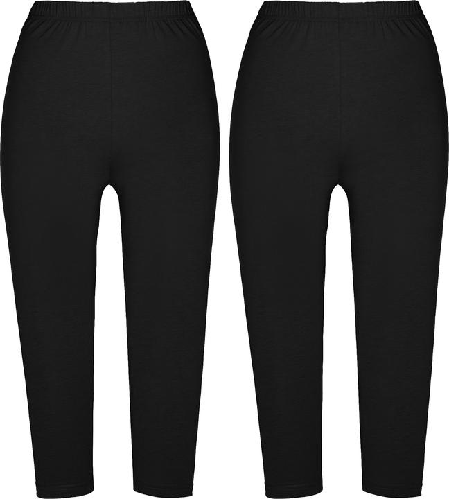 Produktbild Erwin Müller Damen-Capri-Leggings 2er-Pack (W36/L38)