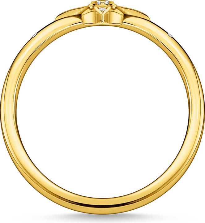 Immagine prodotto Thomas Sabo Anello stella con pietre d'oro (58, 925 Argento)