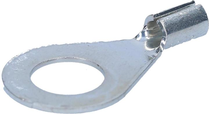 Kalitec 10 Stück Lötkabelschuhe Ringform 4-6 mm² M5 Messing verzinnt DIN 64211